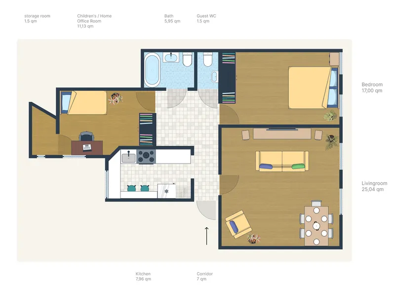 3-Zimmer-Wohnung in Berlin Friedrichshain (sofort frei) — photo 1
